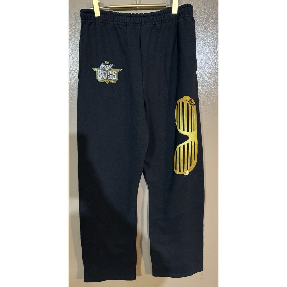 WWE Sasha Banks “the Legit Boss” Sweatpants Size Adult Medium Black